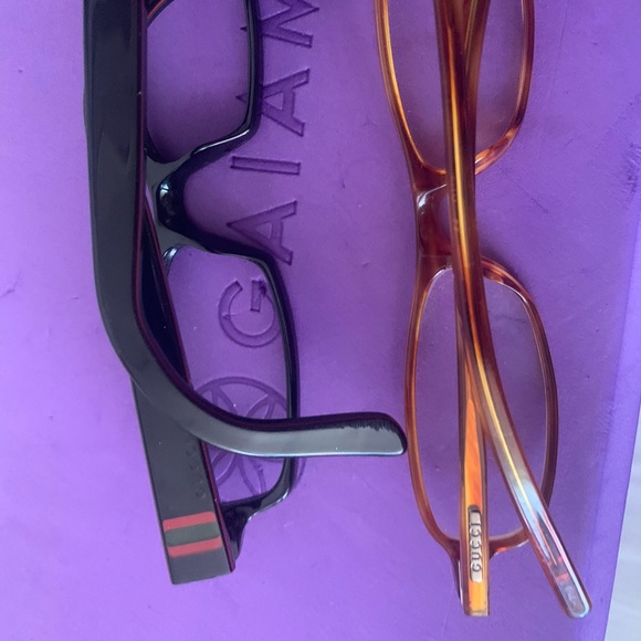Gucci Accessories - GUCCI 2 pairs GUCCI eyeglass frames. One pair with lenses one without.